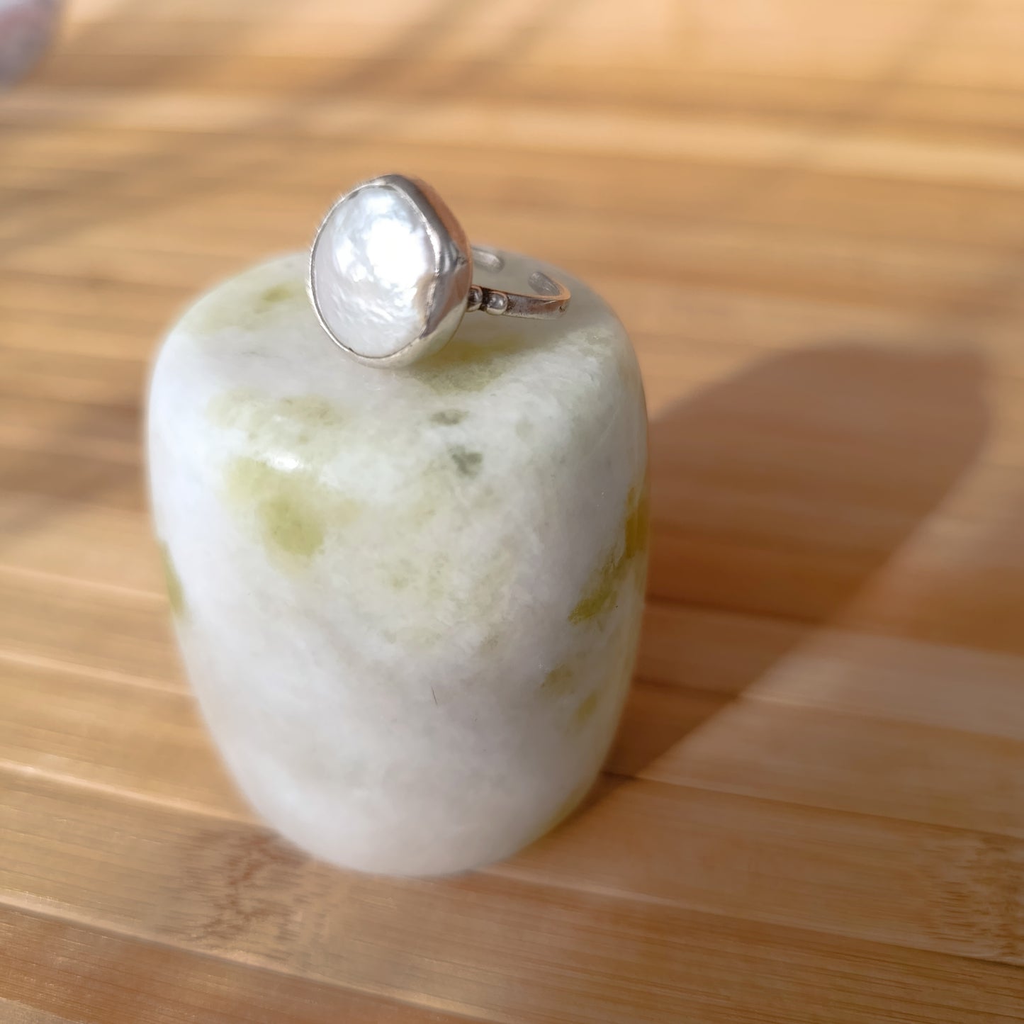 İnci Gümüş Yüzük