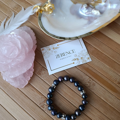 Siyah İnci bileklik- Asaletin nişanesi