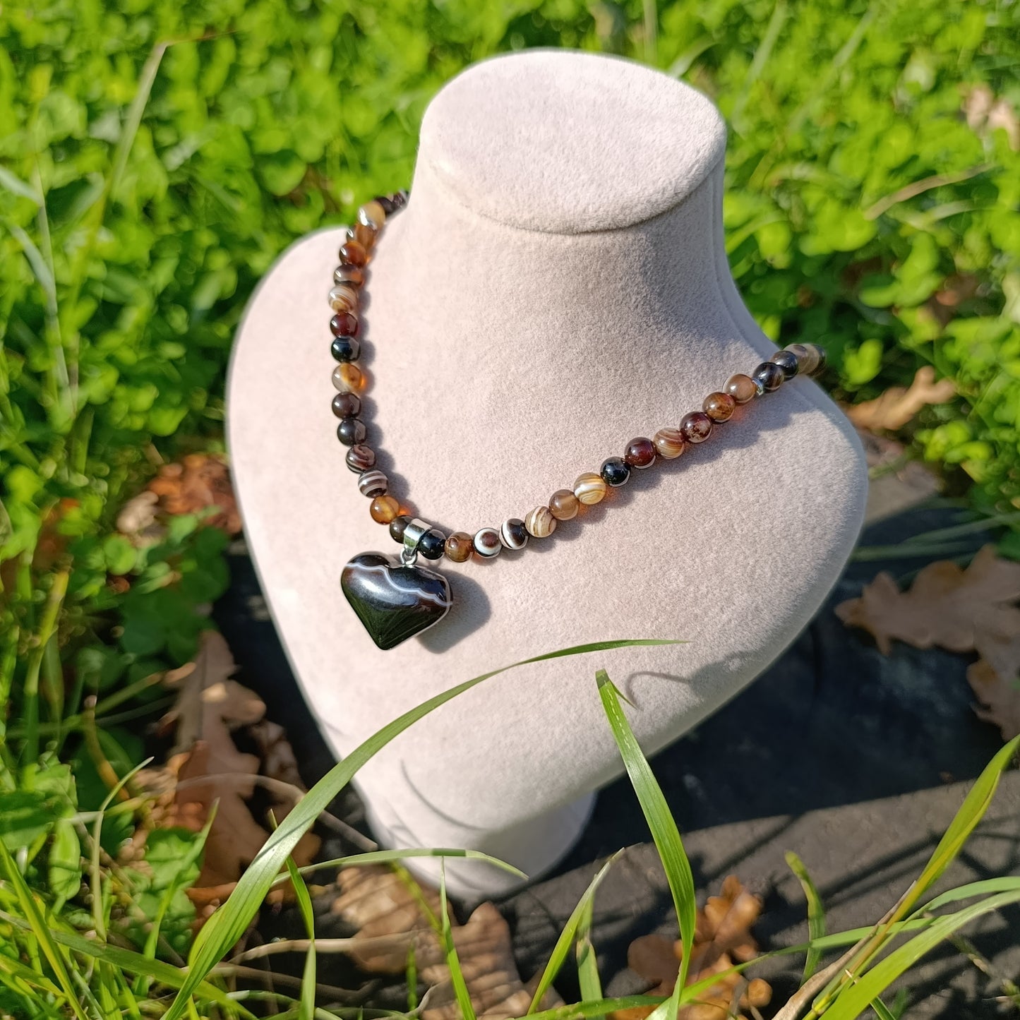 Akıl Taşlı Akik Kolye