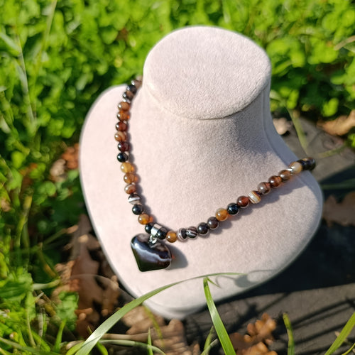 Akıl Taşlı Akik Kolye